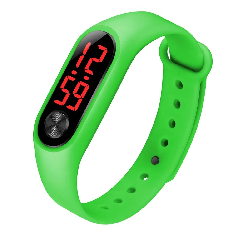 Электронные наручные часы для мужчин и женщин светодиодные цифровые мужские