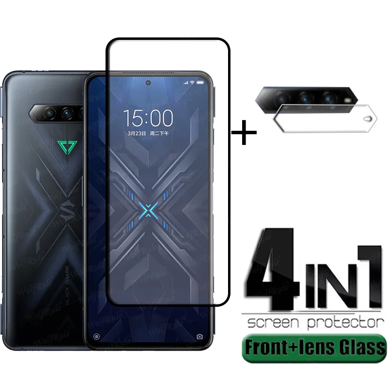 2pcs full cover glass for xiaomi black shark 4 pro for black shark 4 pro tempered glass screen protector for black shark 4 pro free global shipping
