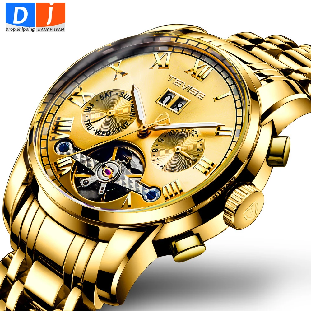 Новинка 2023 автоматические механические мужские часы с полым скелетом Топ бренд