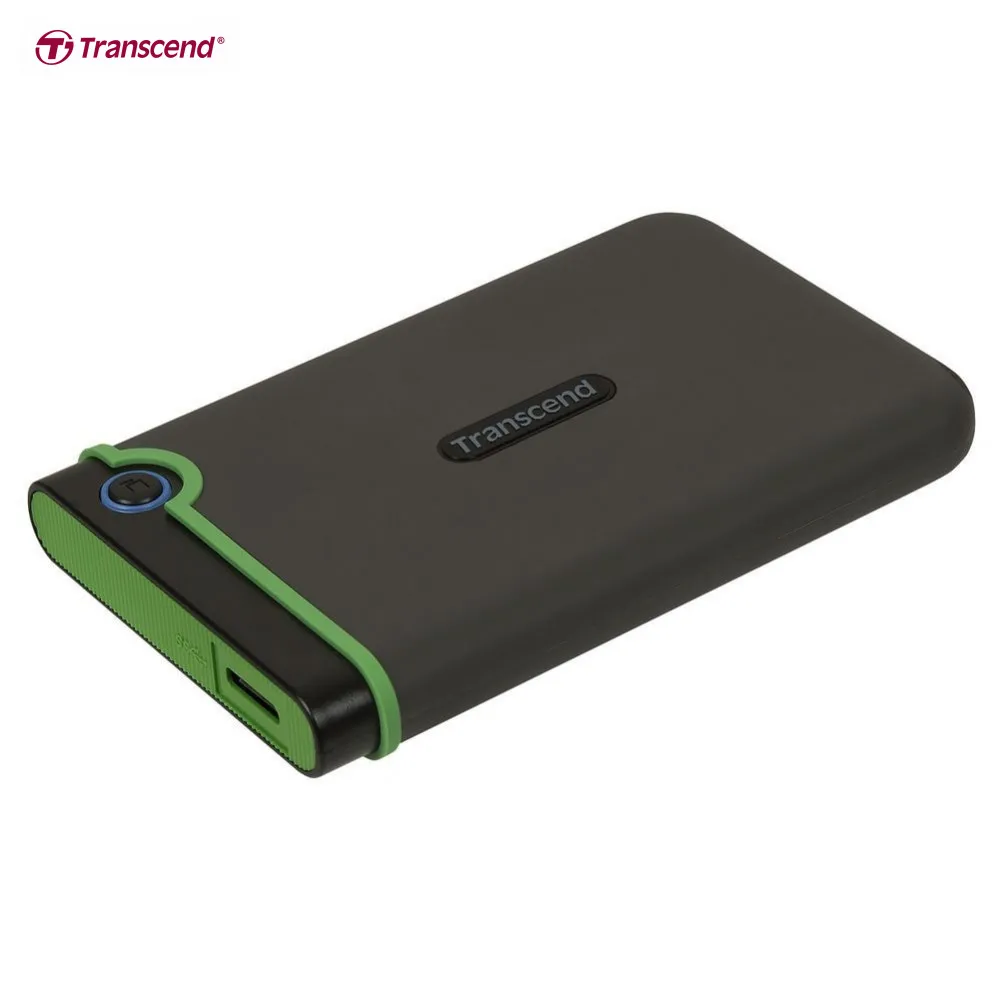 Портативный жёсткий диск Transcend StoreJet 25M3S 2 Тб USB 3.1 gen.1 стальной серый (тонкий) |
