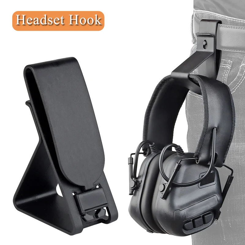 

FMA Tactical Headset Hanger Holder Buckle Hook Clip Clamp for IPSC Belt MOLLE Girdle Quick Release Mobile Phone Holder
