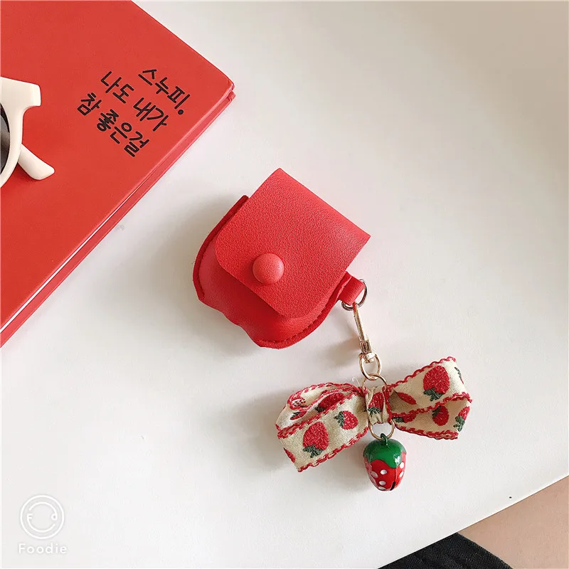 Красный фиолетовый кремовый искусственная кожа брелок bluetooth гарнитура чехол для