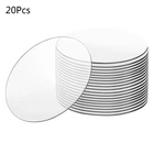 P82E 30 шт. 2-дюймовый прозрачный акриловый лист, Круглый диск, прозрачная водонепроницаемая панель для проектов сделай сам, искусственная работа