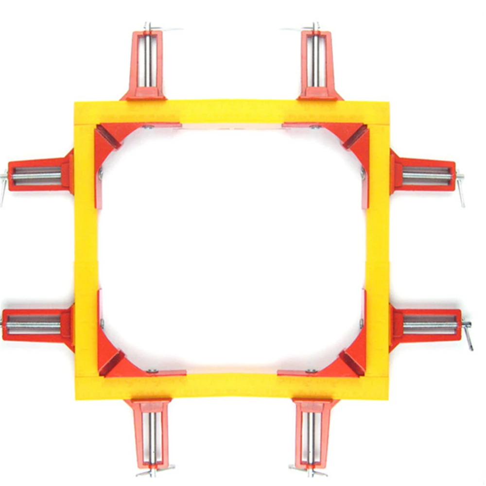 

4 PCS Rugged 90 Degree Right Angle Clamp DIY Corner Clamps Quick Fixed Fishtank Glass Wood Picture Frame Woodwork Right Angle