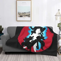 copy of dbz the evolution of goku the king flannel microfiber plush throw blanket home decoration
