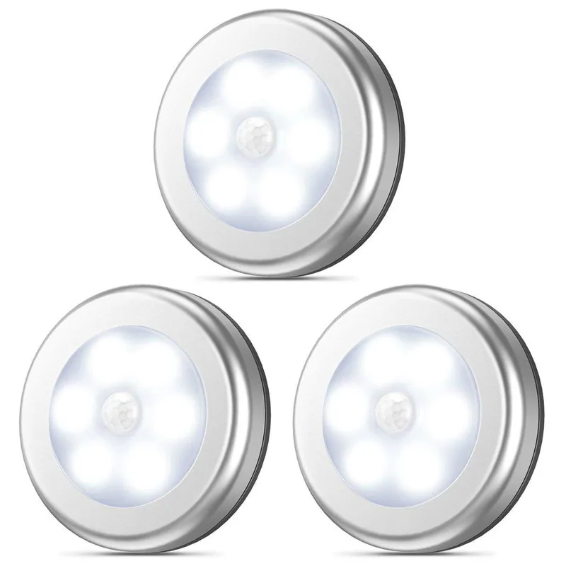 Датчик 6LED движения тела настенный светильник Ночной Индукционная лампа коридор