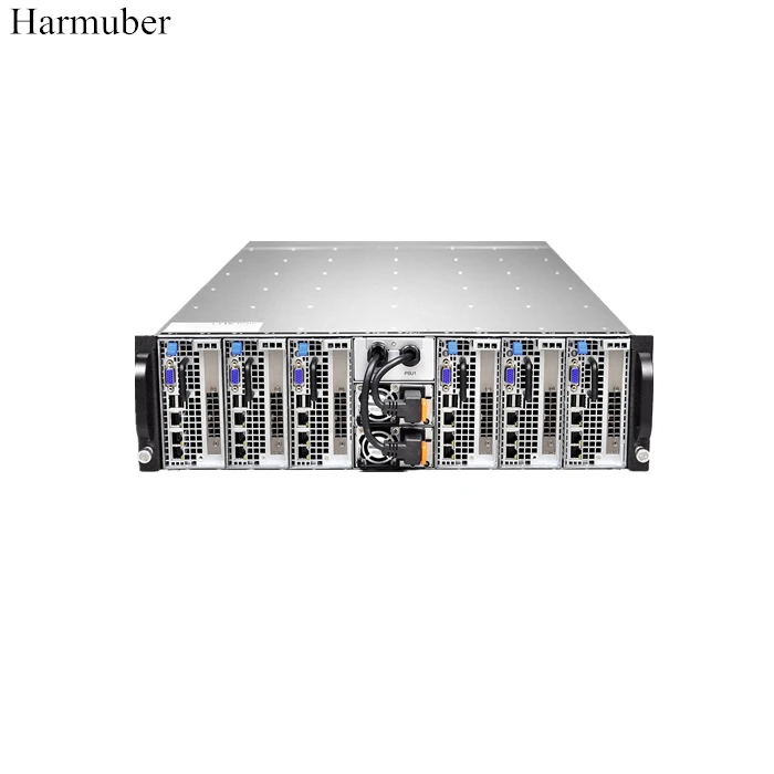 

Micro Blade Server Barebone 3U Высокоплотный Micro-Cloud Harmuber 6-серверные узлы SH306-S12R
