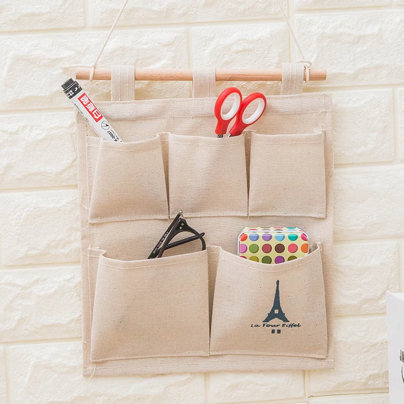 Подвесной органайзер С 5 Карманами Для Ключей от игрушек настенный шкаф для