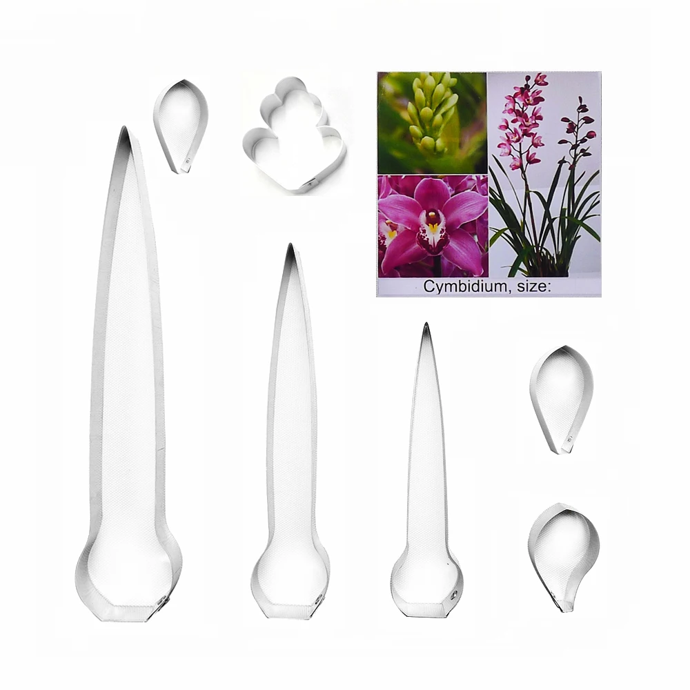 Cymbidium помадка сахарная ножи для цветов выпечки Торт украшения Полимерная глина