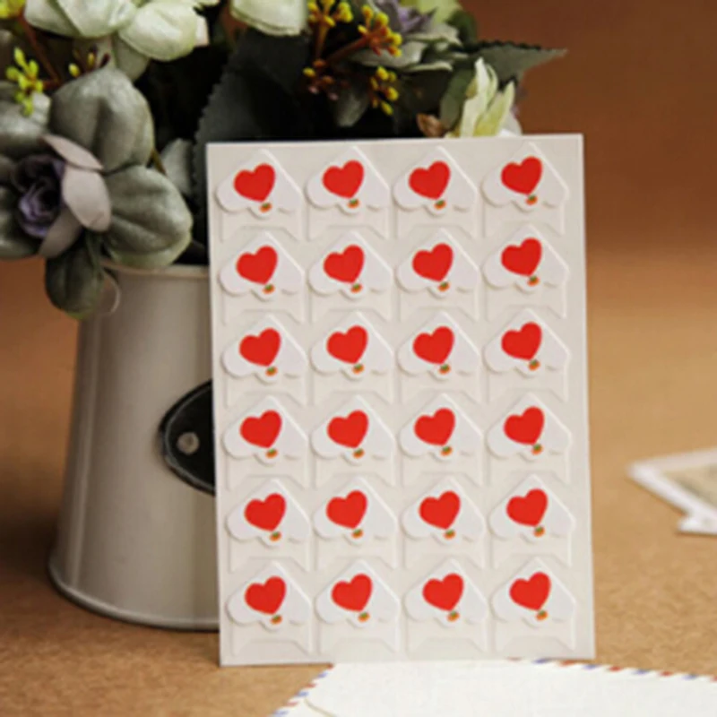 DIY милые Мультяшные Животные сердце Угловые бумажные наклейки для альбомов
