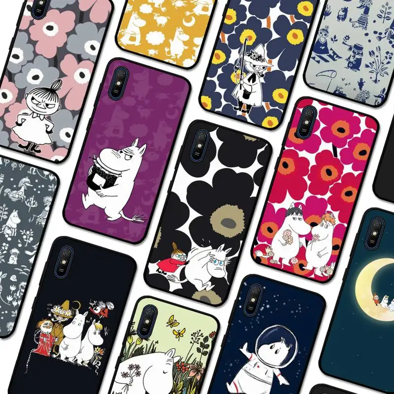 

Cartoon cute hippo moo Phone Case For Redmi 9A 8A 7A 7A 7 6A 5A 5 Plus 4X S2 GO K20 K30 6 Note 8 9 Pro Cover