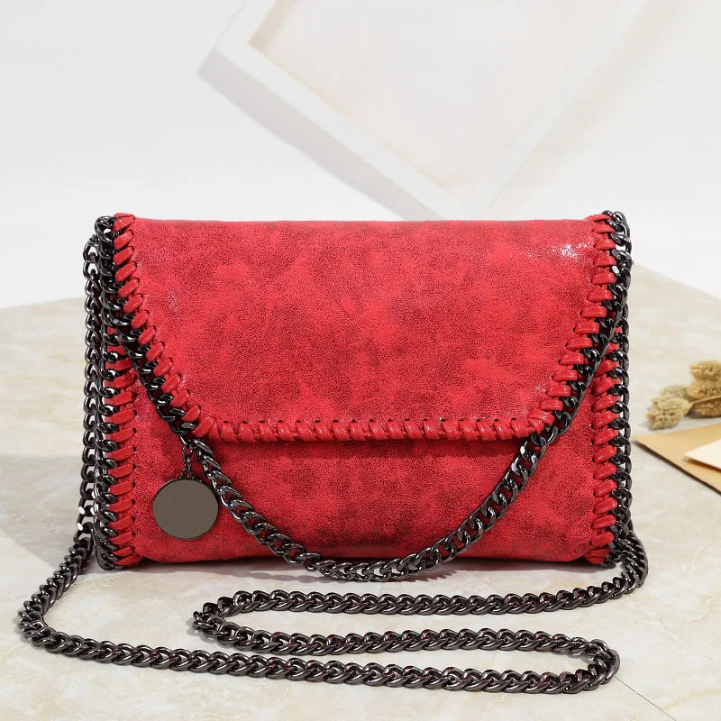 

Knitting Chain Small Crossbody Bags for Women 2020 Shoulder Messenger Bag Lady Luxury Handbags Black