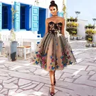 Женское бальное платье 2022, длинное вечернее платье для официальвечерние, серое элегантное вечернее платье без рукавов, короткое Тюлевое платье макси для выпускного вечера