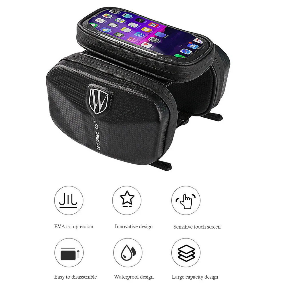 Водонепроницаемая велосипедная сумка рама передняя верхняя труба большая