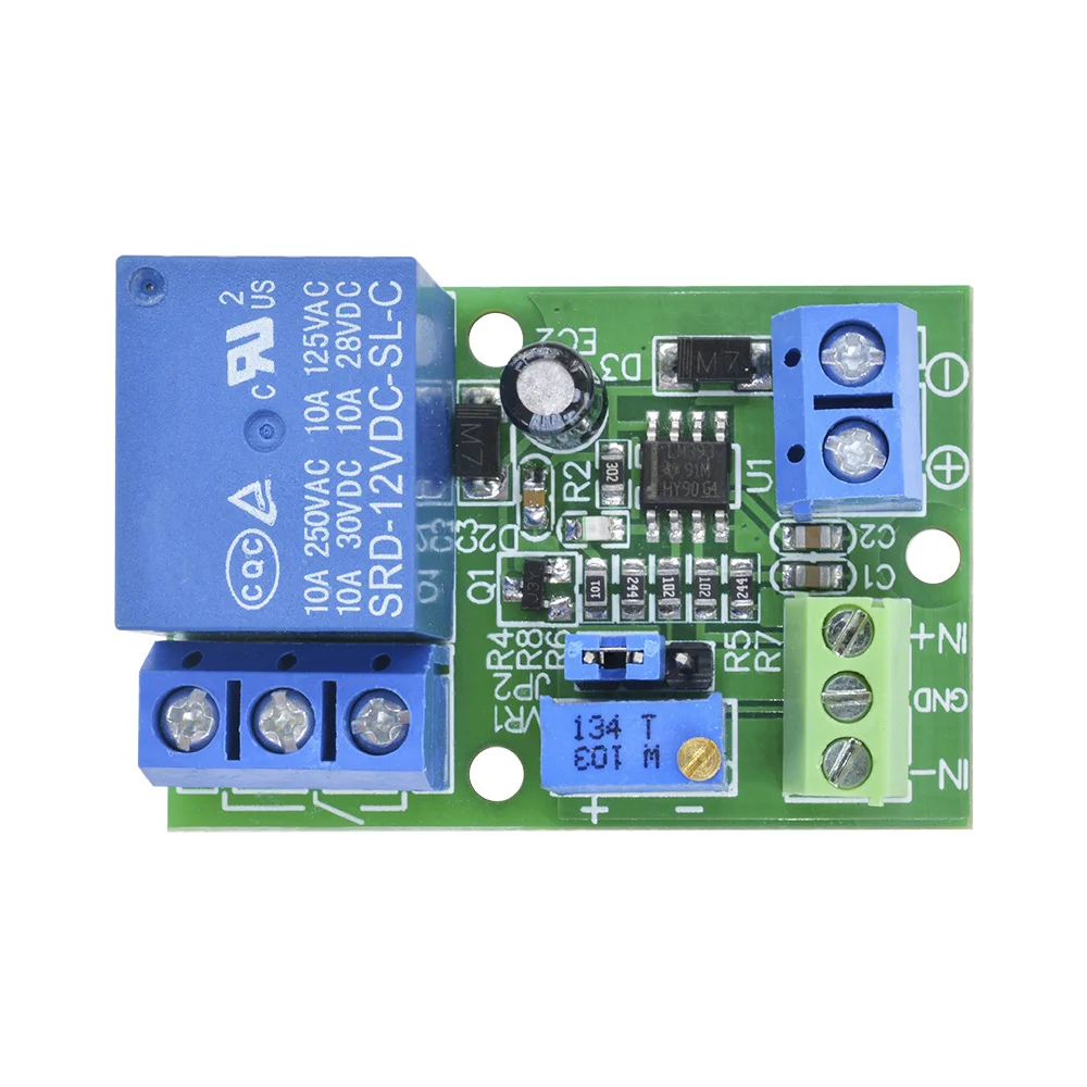 LM393 Voltage Comparator Module DC 5V/12V/24V 1 Channel Relay for Automotive Circuit Modification + Case | Электронные