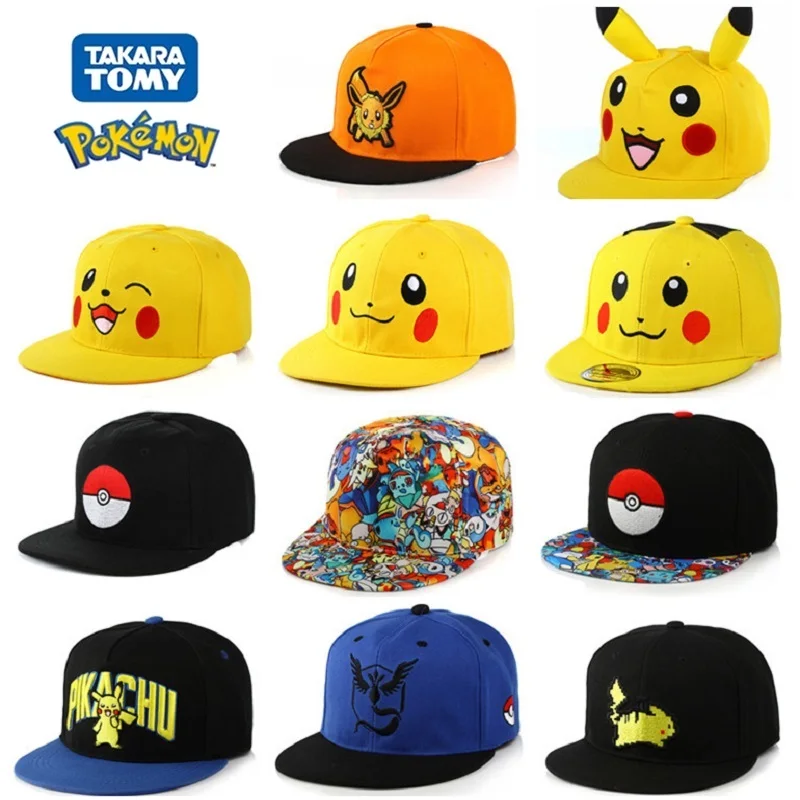 Бейсболка в стиле аниме Покемон Регулируемая Кепка Пикачу для косплея покемона