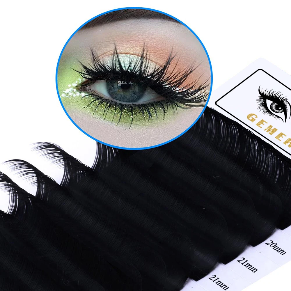 25mm Individual Extension Eyelashes: Premium Soft Volume Faux Mink Classic Lashes, Handmade with Korea Silk - High-quality Mink Lash Supplies image 5