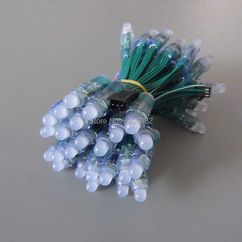 18AWG провод 50 шт./струна DC5V адресный 12 мм WS2811 Светодиодный пиксельный узел цифровой