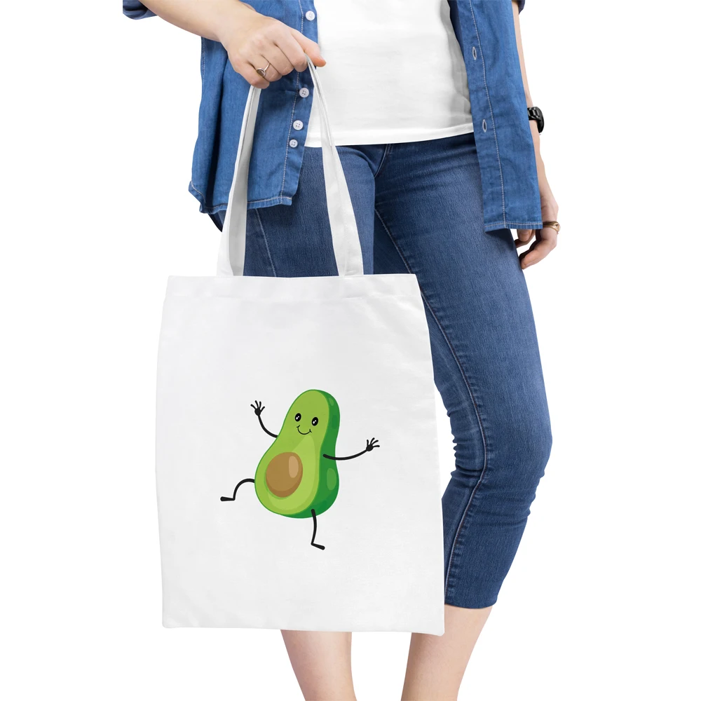 

Female Canvas Cloth Shoulder Bag Women Canvas Shopping BagEnvironmental Storage Handbag Reusable Foldable Eco Grocery Totes