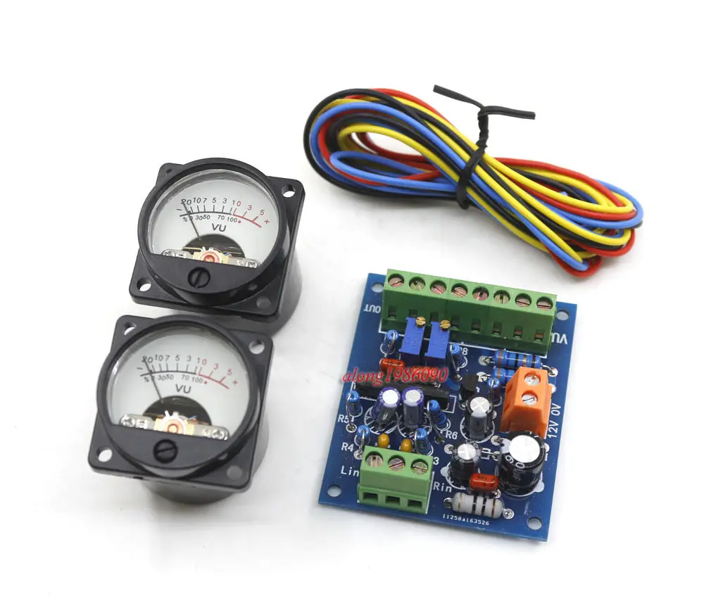 Одна пара аудиоуровня 34 мм/уровня дБ/счетчика УФ + плата драйвера заголовка |