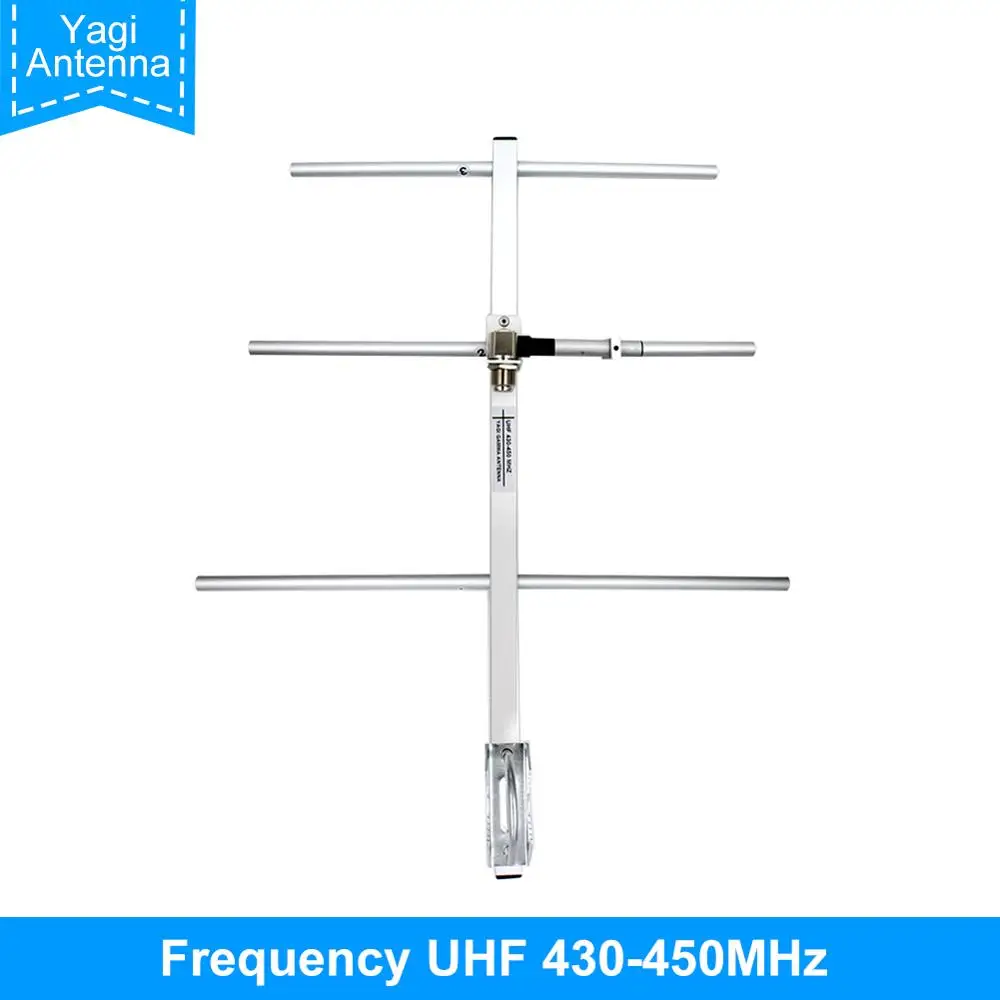 Антенна Yagi UHF430 450MHz 7DBd SO239 коннектор гамма антенна подходит для TYT Baofeng UV 5R 82 UHF Walkie