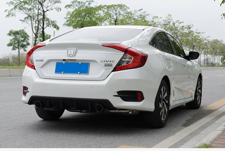 Задний спойлер для Honda 2017 2018 2019 2020 Civic Yefor из АБС-пластика | Автомобили и мотоциклы