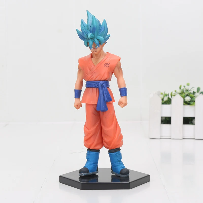 Dragon Ball Z Super Saiyan Son Gohan Goku фигурка стрекозы фигурка трусы Вегета Чичи лазурит фигурка freeza телефон игрушки с ремешком - Цвет: 3709 15cm
