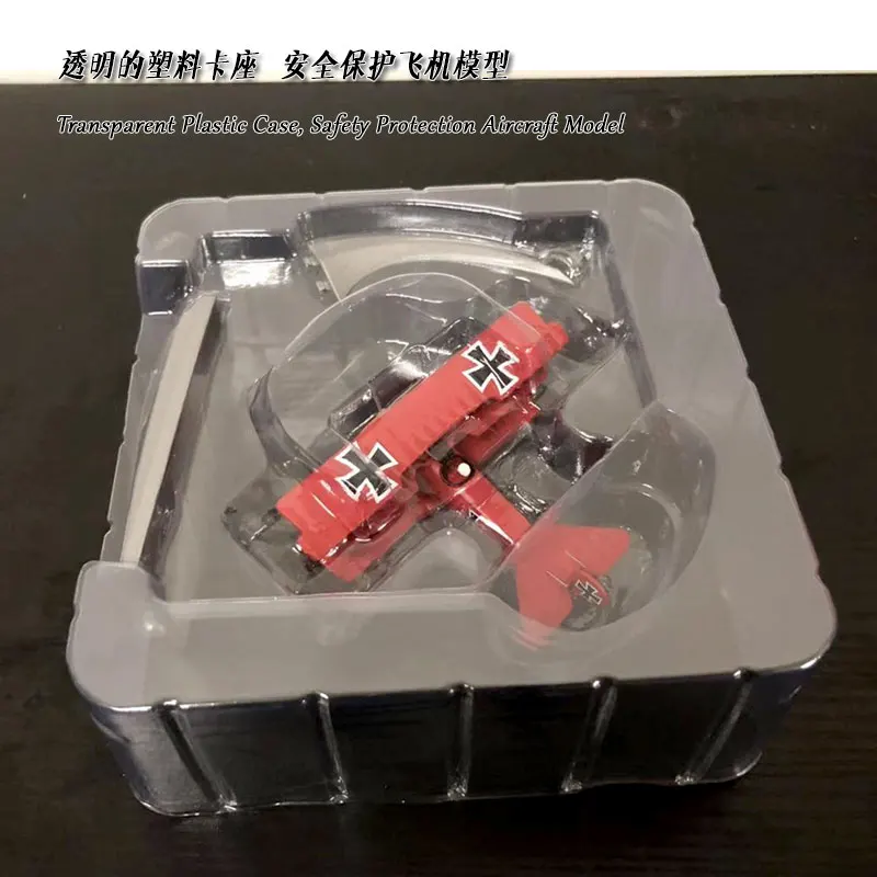 WLTK 1/72 масштаб военная модель игрушки Fokker Dr-I красный Рыцарь истребитель литой металлический самолет модель игрушки для сбора, подарка, украшения