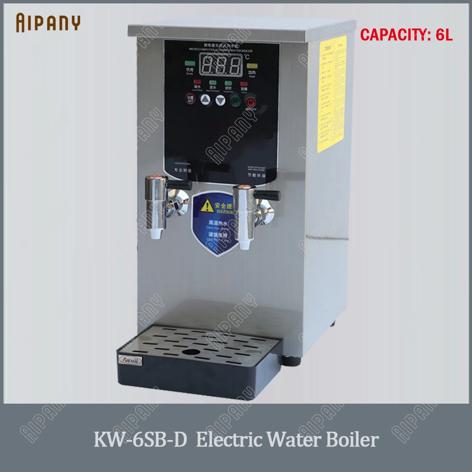 KW10SK коммерческий Электрический бойлер для воды 6L/10L/20L/30L кипячение воды машина из нержавеющей стали диспенсер для горячей воды