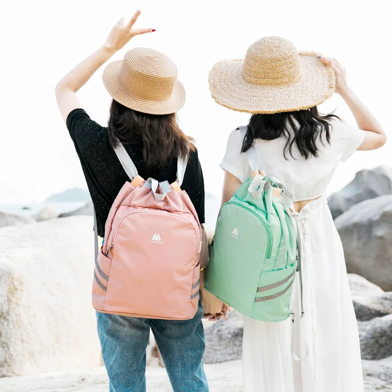 Водонепроницаемый рюкзак со шнурком для студентов большая вместительность