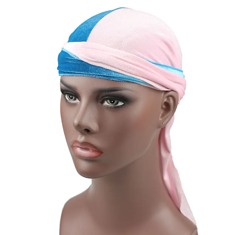 Двухцветный бархат durag |