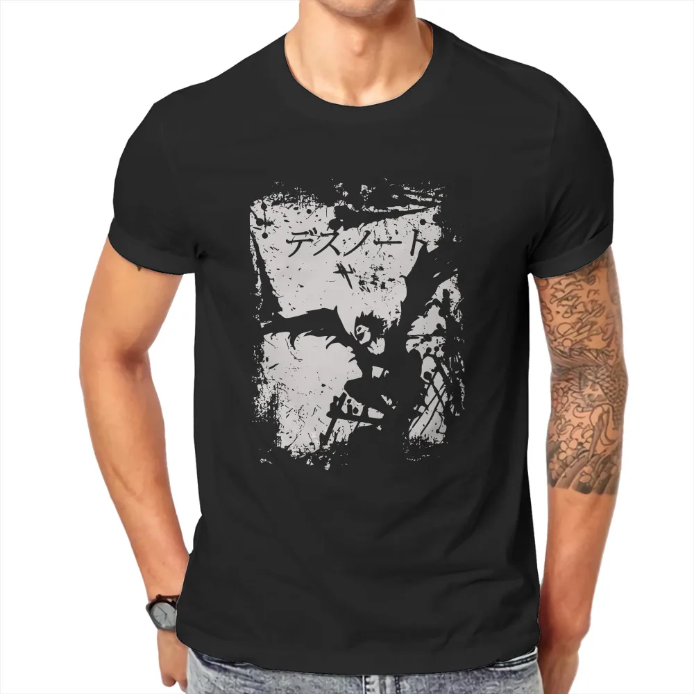 

Death Note Light Yagami Ryuk Anime Fabric TShirt Shinigami Classic T Shirt Oversized Men Clothes New Design Trendy