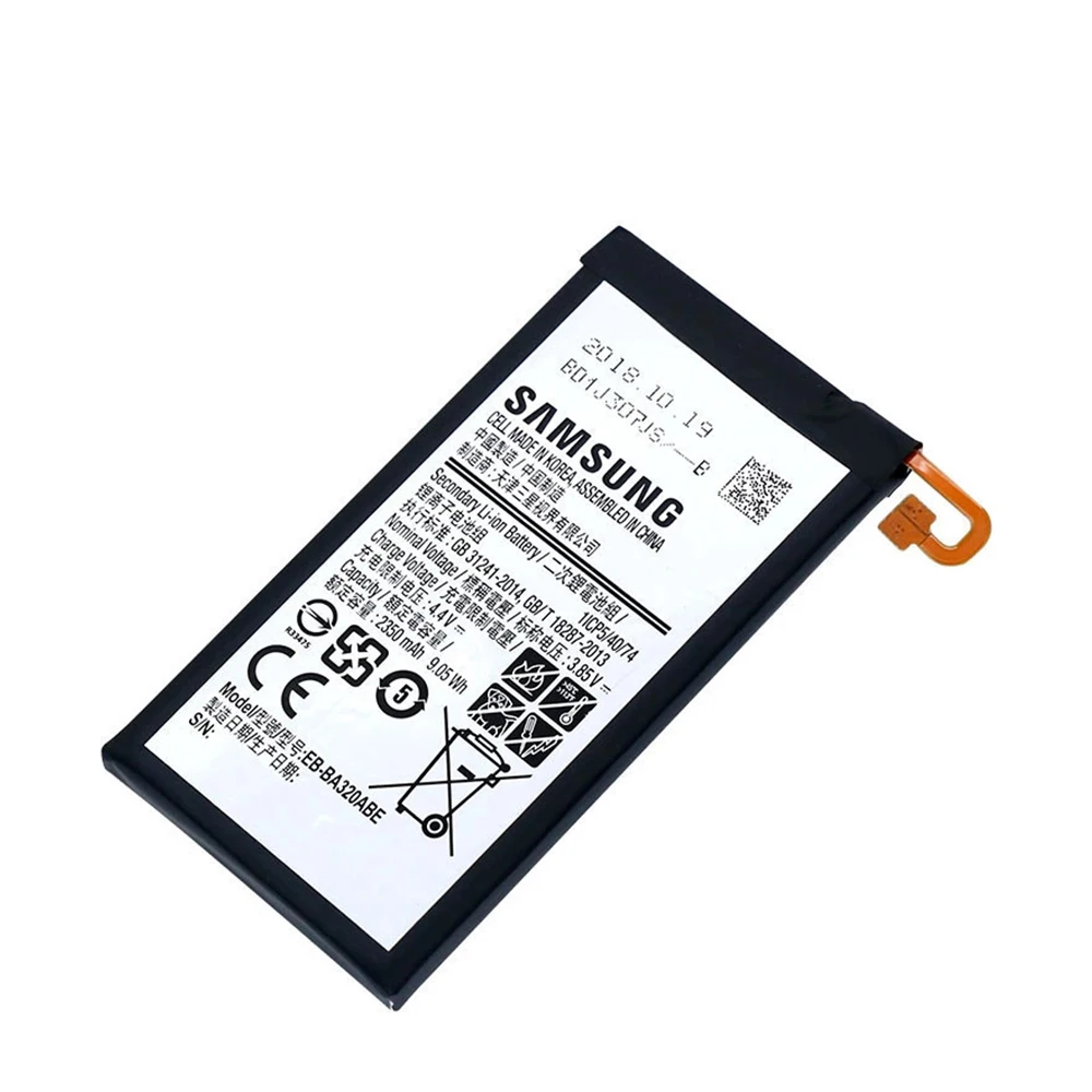 Аккумулятор для Samsung Galaxy A3 (2017) 100% оригинальный аккумулятор A320 A320Y A320FL A320F/DS A320Y/DS 2350