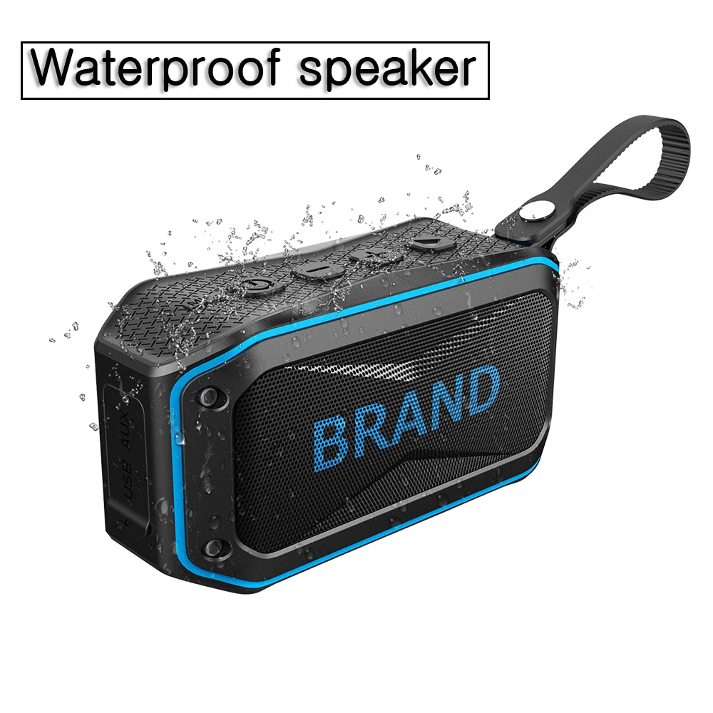 

Bluetooth-Колонка IPX7 портативная для езды на автомобиле, с защитой от падения