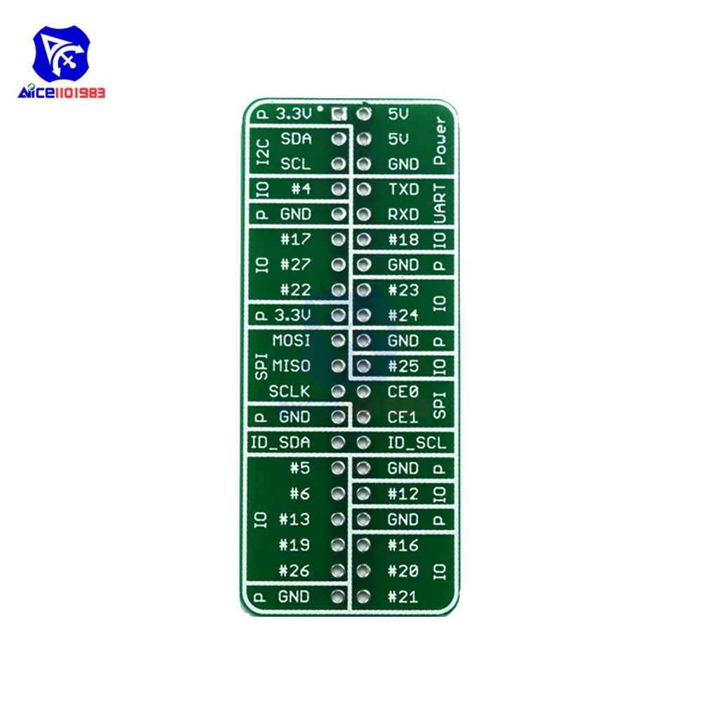 Diymore WeMos GPIO справочная карта Board Module V1.0.0 для Raspberry Pi Model B +/Pi 2/Pi 3 | Электронные