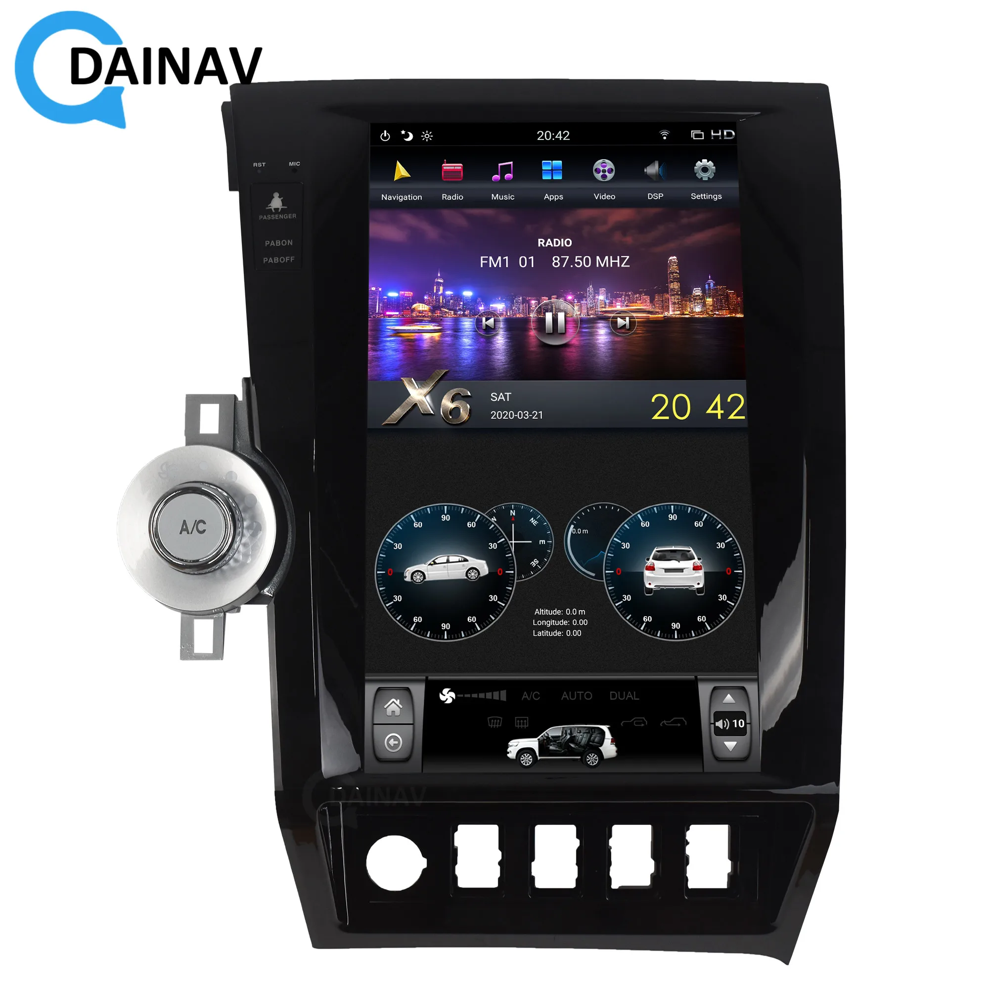 Автомобильный радиоприемник экран 13 6 дюйма 2DIN android мультимедийный плеер для TOYOTA