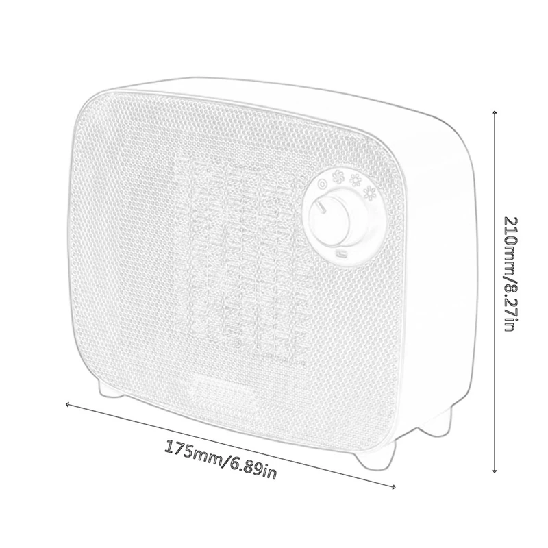 1500 Вт креативный Настольный обогреватель офисный домашний маленький
