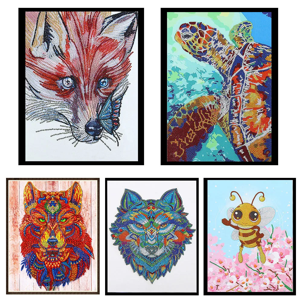 

5d diy Special-shaped diamond painting animal pattern diamond art embroidery painting Cross stitch kits home decoration gift