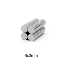 501002003005001000pcs 6x2 mini small round magnets strong 6mm x 2mm n35 circular permanent neodymium magnet disc 6x2mm 62