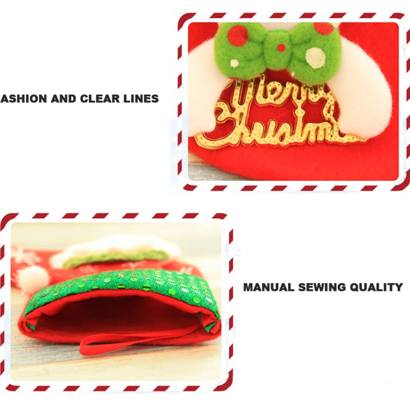 Рождественские подарки рождественские носки украшения в виде елки новогодний