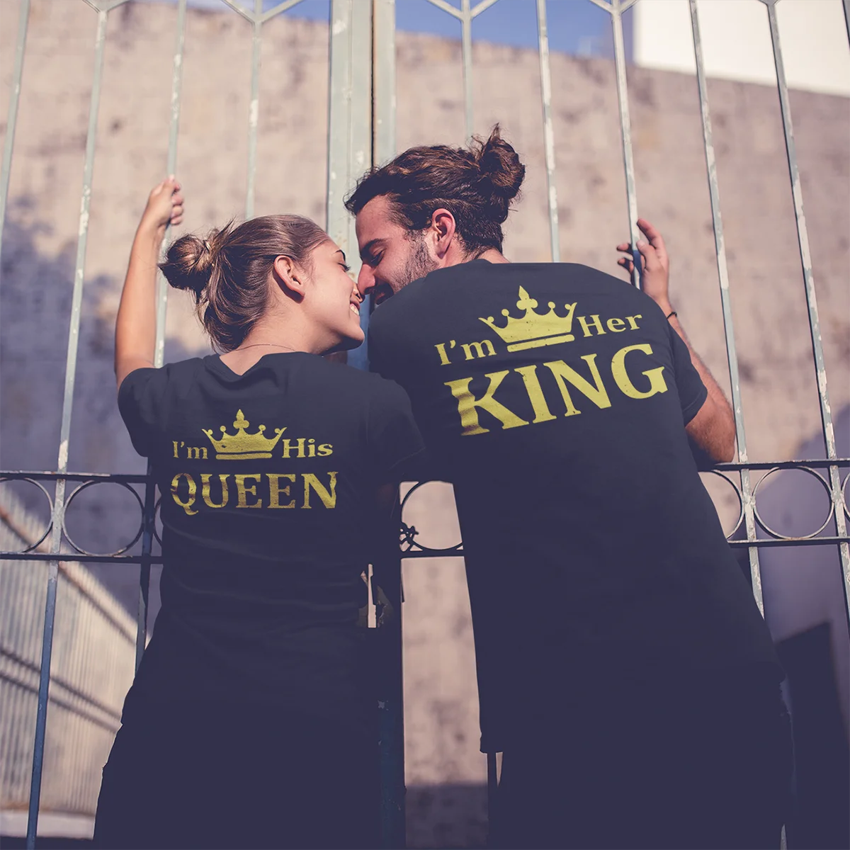 

Футболка с надписью «I'm Her King Queen» для мужчин и женщин