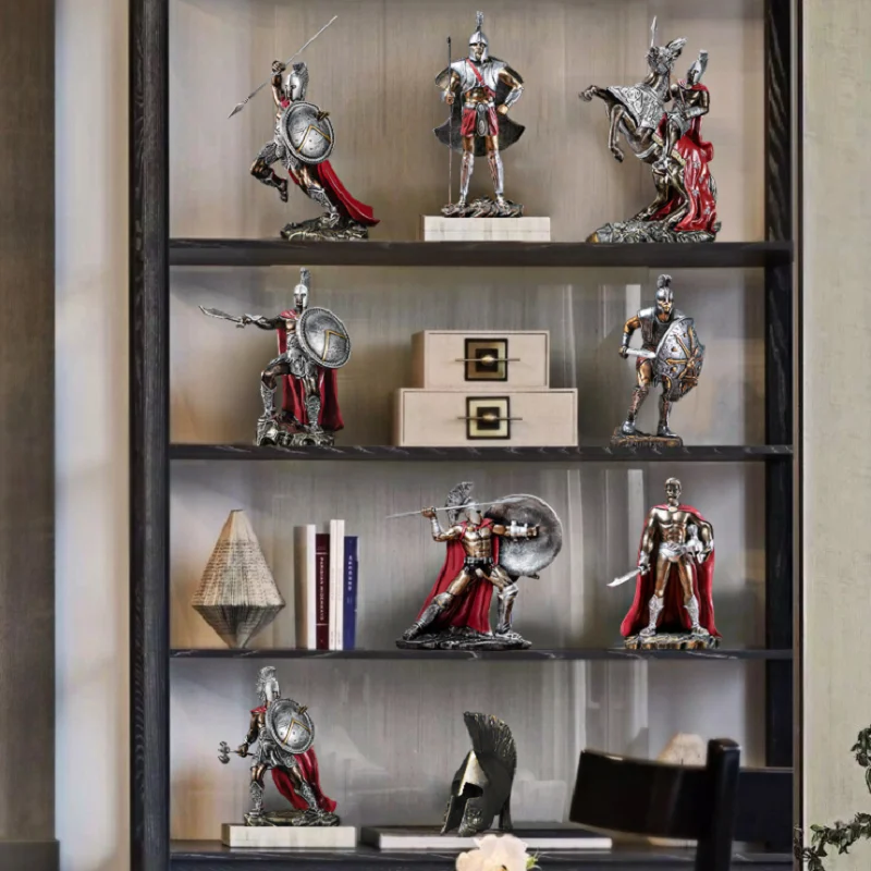 Креативные аксессуары Броня модель спартанской скульптуры домашний винный шкаф
