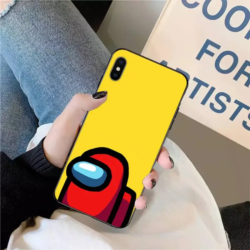 

among us funny game Phone Case for iPhone 11 12 pro XS MAX 8 7 6 6S Plus X 5S SE 2020 XR mini