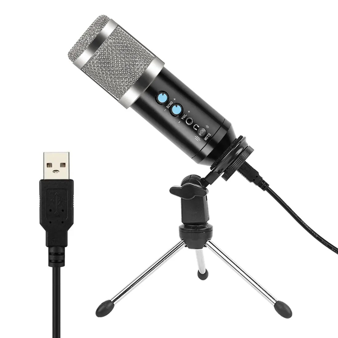 BM858 профессиональный микрофон BM 858 USB Компьютерный Микрофон Студийный