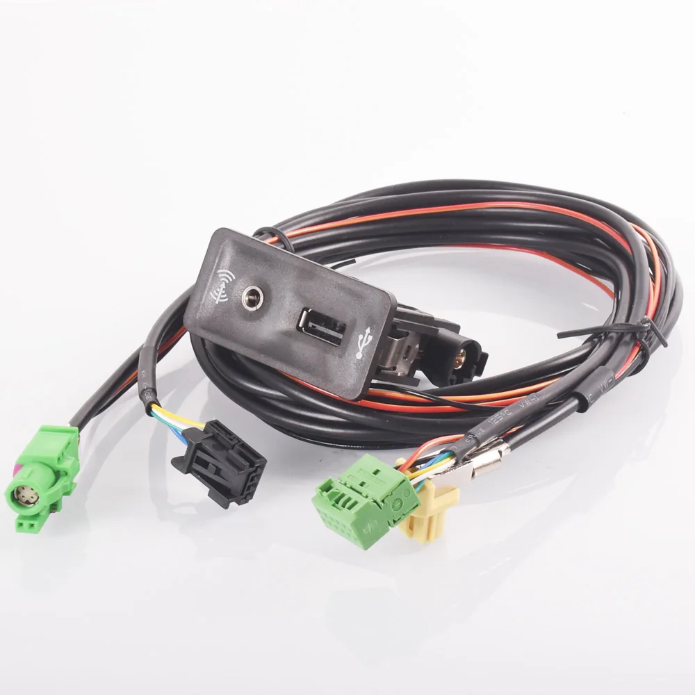 

Автомобильный USB AUX входной разъем адаптер для VW Golf MK7 VII Tiguan passat cc