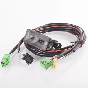 Автомобильный USB AUX входной разъем адаптер для VW Golf MK7 VII Tiguan passat cc