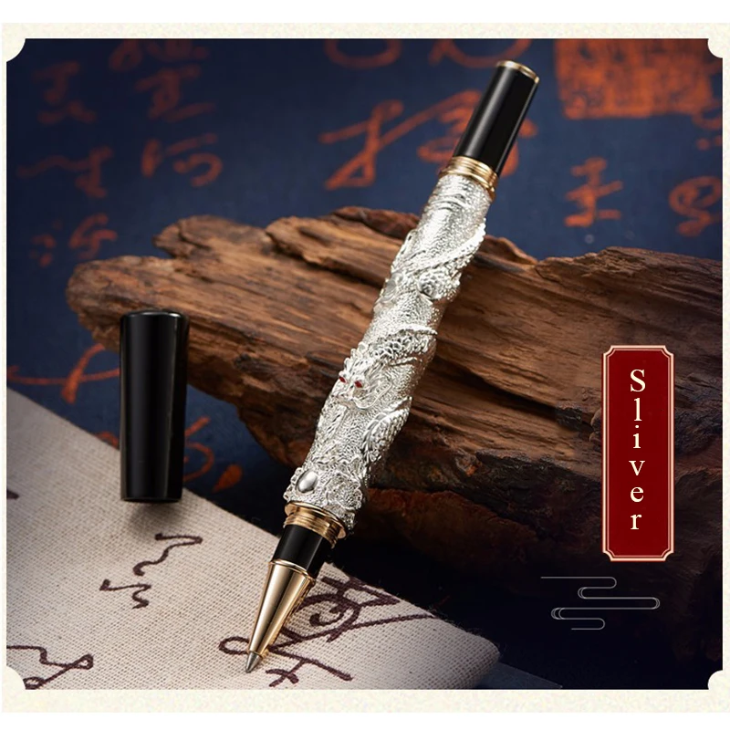 JinHao Роскошная шариковая ручка ДРАКОН высококачественная металлическая офисная