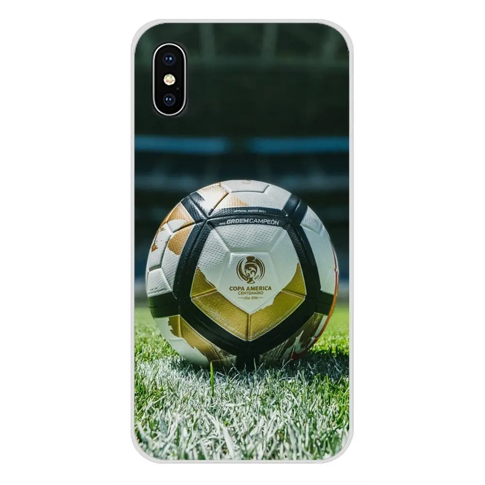 Phone Shell Cases Capinhas Football Soccer Ball Design For Apple iPhone X XR XS 11Pro MAX 4S 5S 5C SE 6S 7 8 Plus ipod touch 5 6 | Мобильные