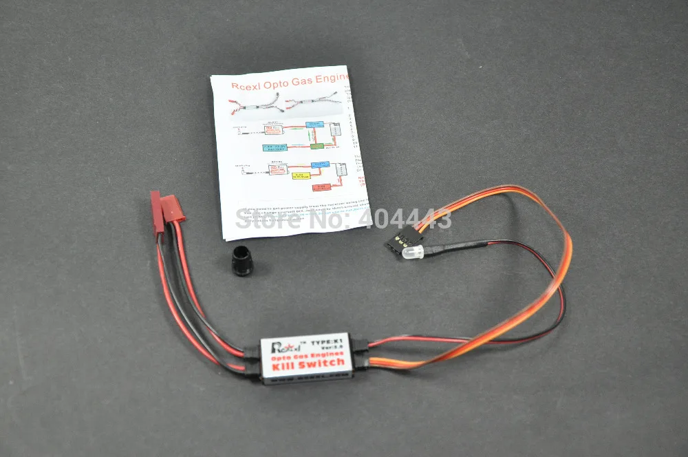 Rcexl Opto переключатель зажигания газового двигателя с штекером Futaba для DLE DA