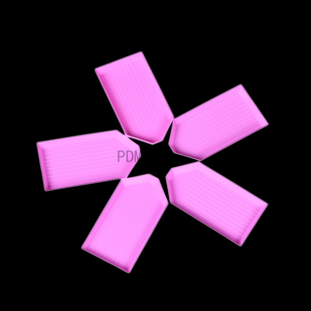 

10/200pcs Tray Diamond Point Drill Plate Diamond Painting Accessories Diamond Embroidery Essential Tools Square Round Bead